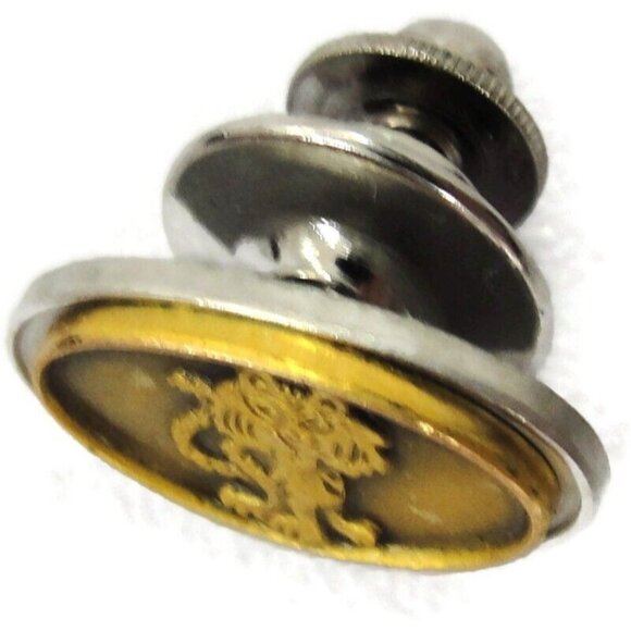 Tiger Cub 1/10 10K Yellow Gold Filled Tie Tack Lapel Pin Necktie Suit Vintage - Picture 9 of 15